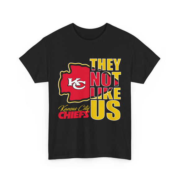 They Not Like Us - Chiefs - T-Shirt - Black - Adult