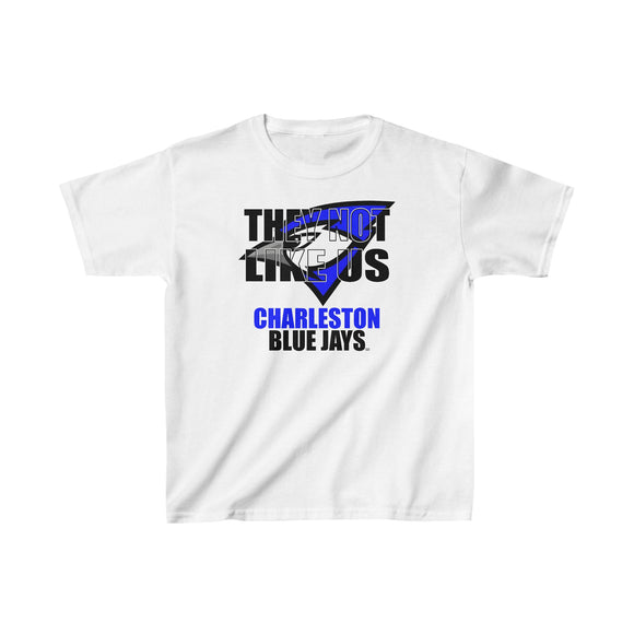 They Not Like Us - Charleston Blue Jays - Centered - White - Youth