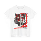 They Not Like Us - Caruthersville Tigers - White - Adult