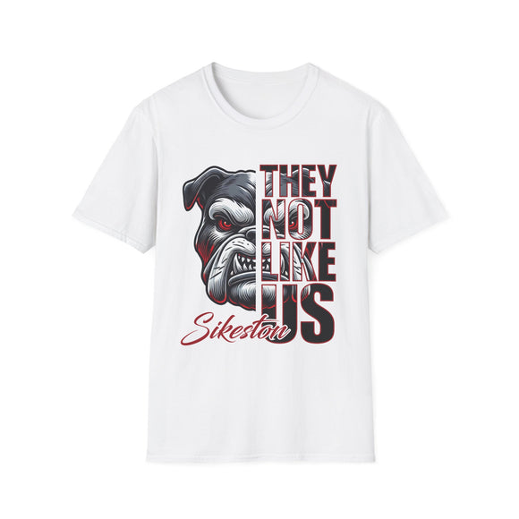 They Not Like Us - Sikeston Bulldogs - T-shirt - White - Adult
