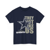 They Not Like Us - Cowboys - T-Shirt - Navy - Adult