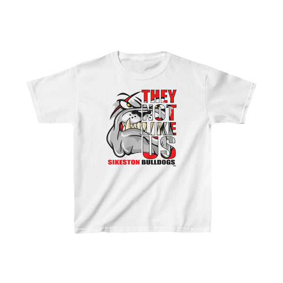 They Not Like Us - Sikeston Bulldogs - Half Face - White - Youth