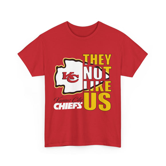 They Not Like Us - Chiefs - T-Shirt - Red - Adult