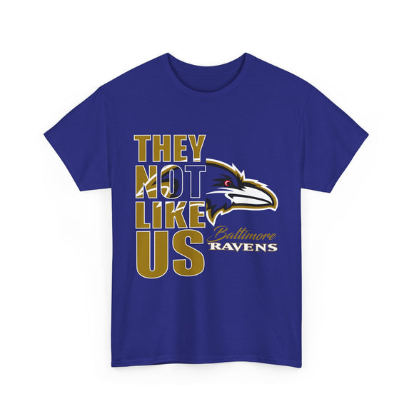 They Not Like Us - Ravens - T-Shirt - Cobalt - Adult