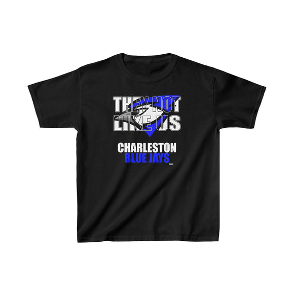 They Not Like Us - Charleston Blue Jays - Centered - Black - Youth