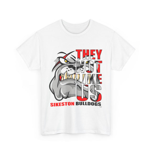 They Not Like Us - Sikeston Bulldogs - Half Face - White - Adult