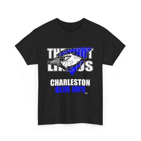 They Not Like Us - Charleston Blue Jays - Centered - Black - Adult