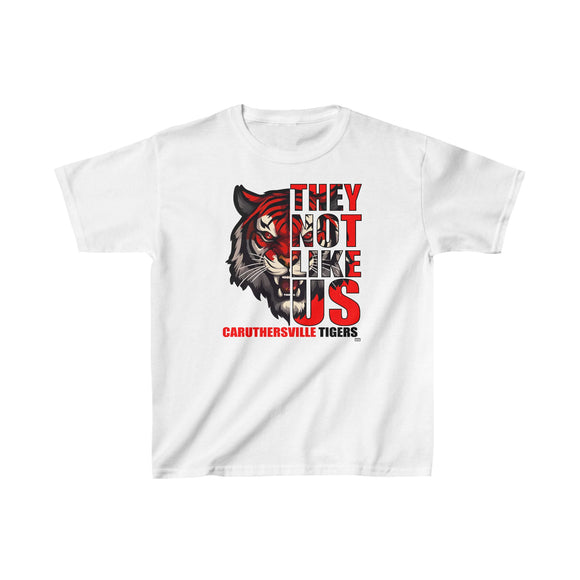 They Not Like Us - Caruthersville Tigers - White - Youth