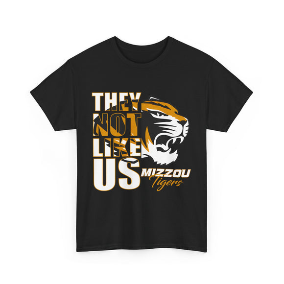 They Not Like Us - Mizzou Tigers - T-Shirt - Black - Adult