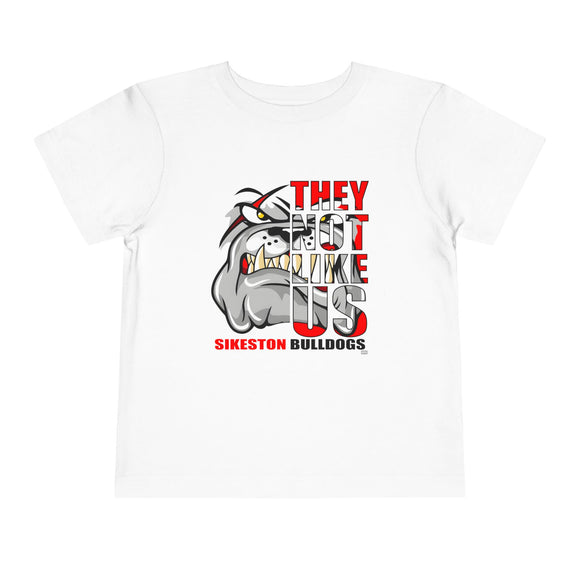 They Not Like Us - Sikeston Bulldogs - Half Face - White - Toddler