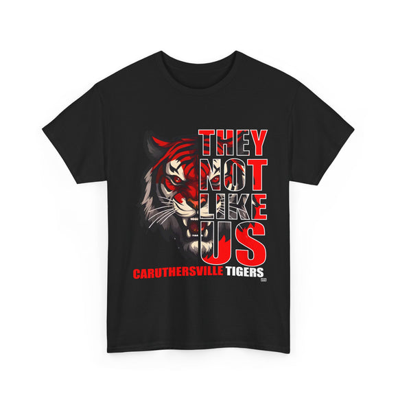 They Not Like Us - Caruthersville Tigers - Black - Adult