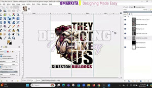 They Not Like Us - Custom Editable Digital Design Template - T-Shirt Design (Photoshop/GIMP)