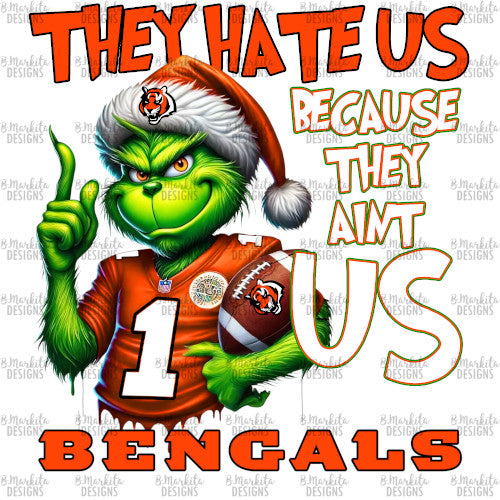 Grinch - Bengals - Digital Download - Ready To Print
