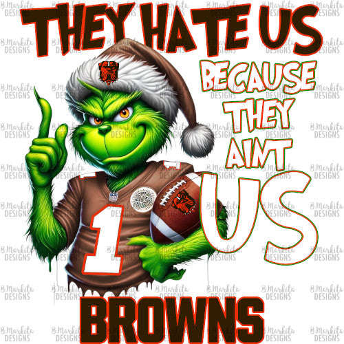 Grinch - Browns - Digital Download - Ready To Print