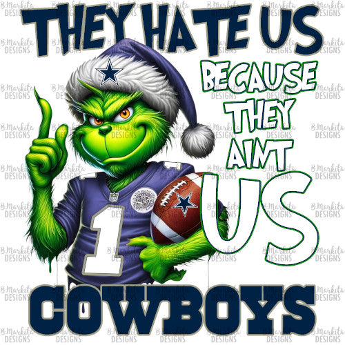 Grinch - Cowboys - Digital Download - Ready To Print