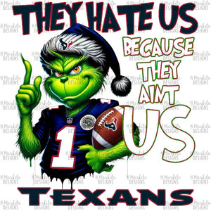 Grinch - Texans - Digital Download - Ready To Print