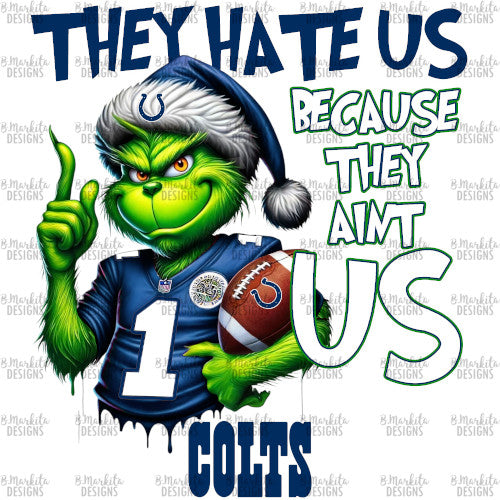 Grinch - Colts - Digital Download - Ready To Print