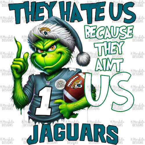 Grinch - Jaguars - Digital Download - Ready To Print