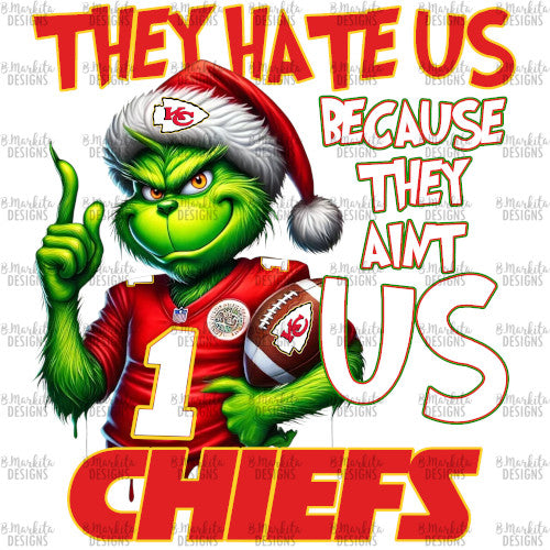 Grinch - Chiefs - Digital Download - Ready To Print