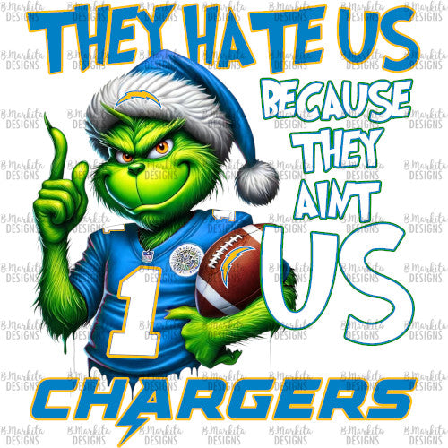 Grinch - Chargers - Digital Download - Ready To Print