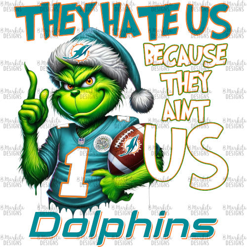 Grinch - Dolphins - Digital Download - Ready To Print