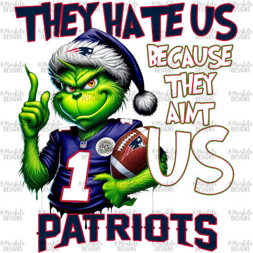 Grinch - Patriots - Digital Download - Ready To Print