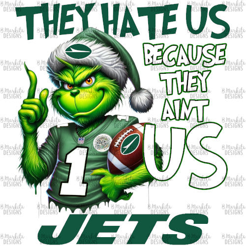Grinch - Jets - Digital Download - Ready To Print