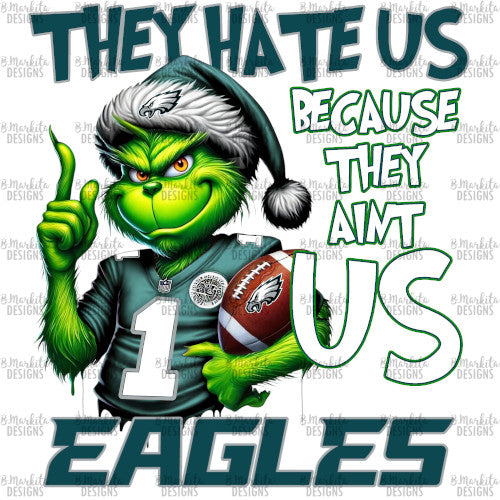 Grinch - Eagles - Digital Download - Ready To Print