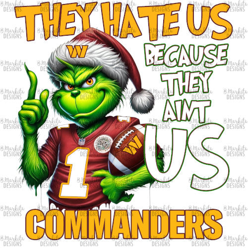 Grinch - Commanders - Digital Download - Ready To Print