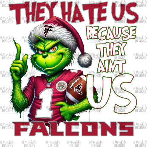 Grinch - Falcons - Digital Download - Ready To Print