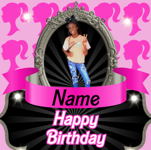 Barbie - Digital Editable Template Download