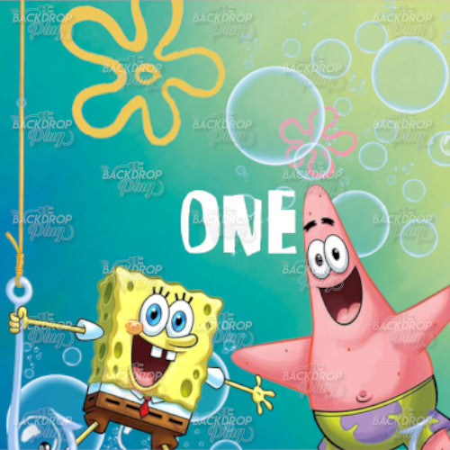 Under The Sea Bikini Bottom - Digital Editable Template Download