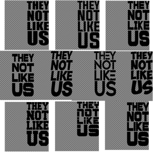 They Not Like Us - 10 Font Bundle - GIMP Digital Editable Template Download