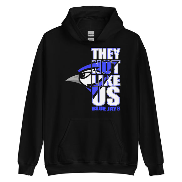 They Not Like Us - Charleston Blue Jays - Right - Black Hoodie - Adult