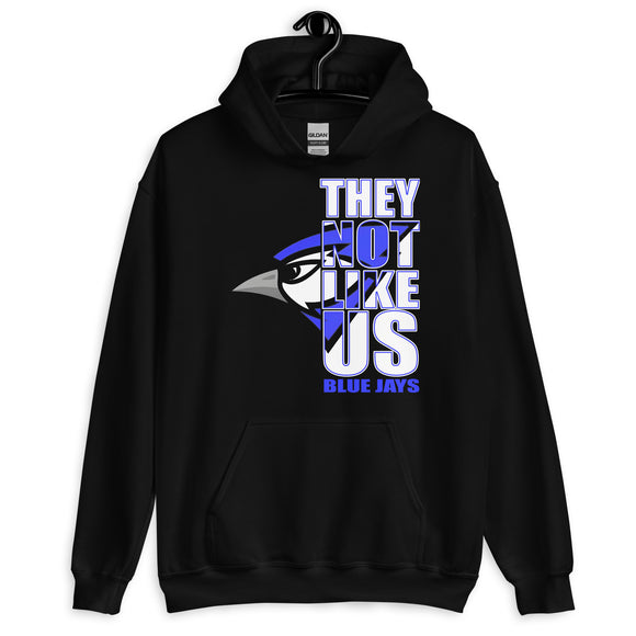 They Not Like Us - Charleston Blue Jays - Black Hoodie - Adult