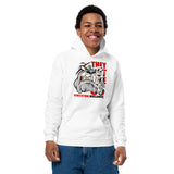 They Not Like Us - Sikeston Bulldogs - Half Face - White Hoodie - Youth