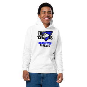 They Not Like Us - Charleston Blue Jays - Centered - White Hoodie - Youth