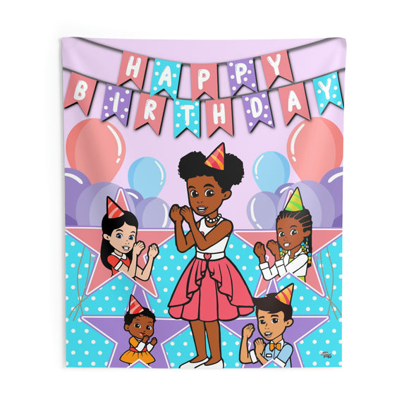 Gracies Corner Backdrop | Gracies Corner Banner | Gracies Corner Birthday Decorations | Gracies Corner Party Pink Purple Turquoise