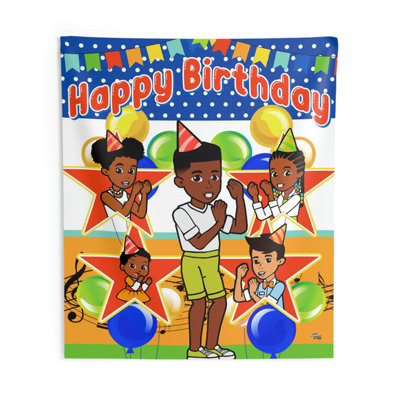 Gracies Corner Backdrop | Gracies Corner Banner | Gracies Corner Party Decorations | Gracies Corner Birthday Blue Orange Red