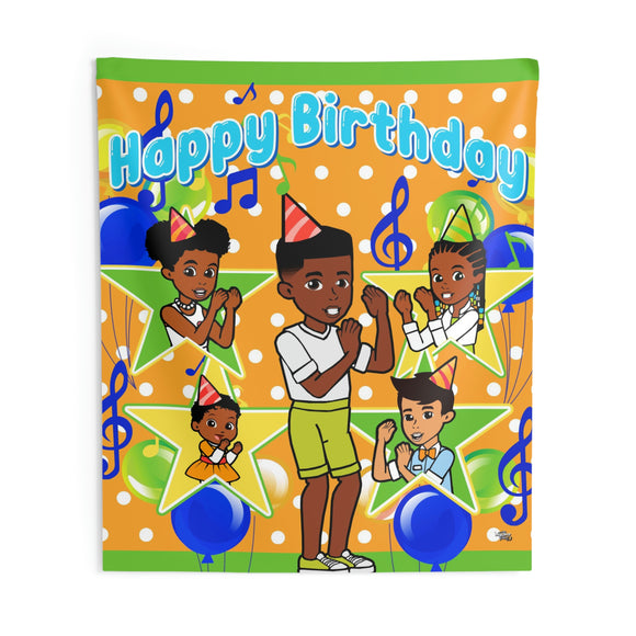 Gracies Corner Backdrop | Gracies Corner Banner | Gracies Corner Party Decorations | Gracies Corner Birthday Orange Green Yellow