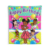 Gracies Corner Backdrop | Gracies Corner Banner | Gracies Corner Birthday Decorations | Gracies Corner Teal Pink Yellow