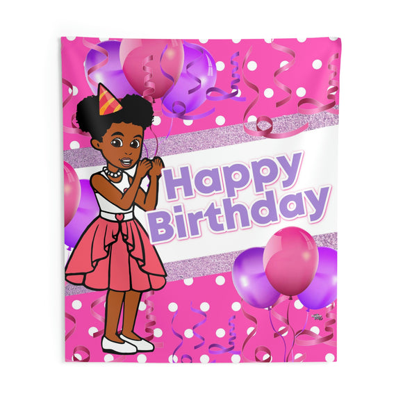 Gracies Corner Backdrop | Gracies Corner Banner | Gracies Corner Party Decorations | Gracies Corner Birthday | Hot Pink White Dot Purple