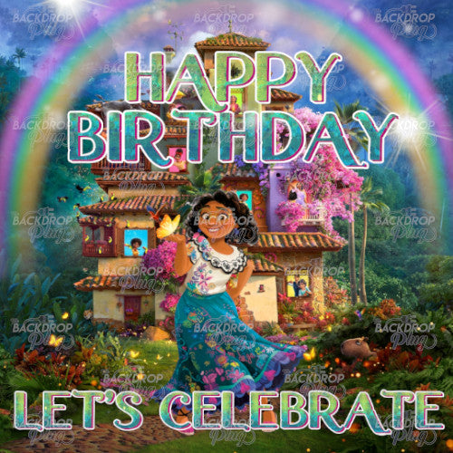 Maribel Rainbow - Digital Editable Template Download