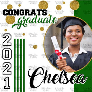Graduation 2 - Digital Editable Template Download