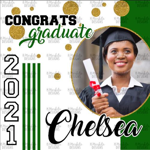 Graduation 2 - Digital Editable Template Download
