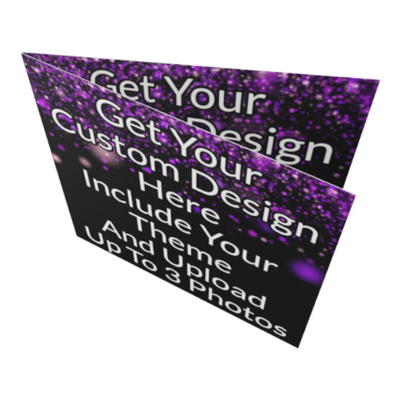 Custom Folded Invitation Designs