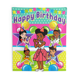 Gracies Corner Backdrop | Gracies Corner Banner | Gracies Corner Birthday Decorations | Gracies Corner Teal Pink Yellow