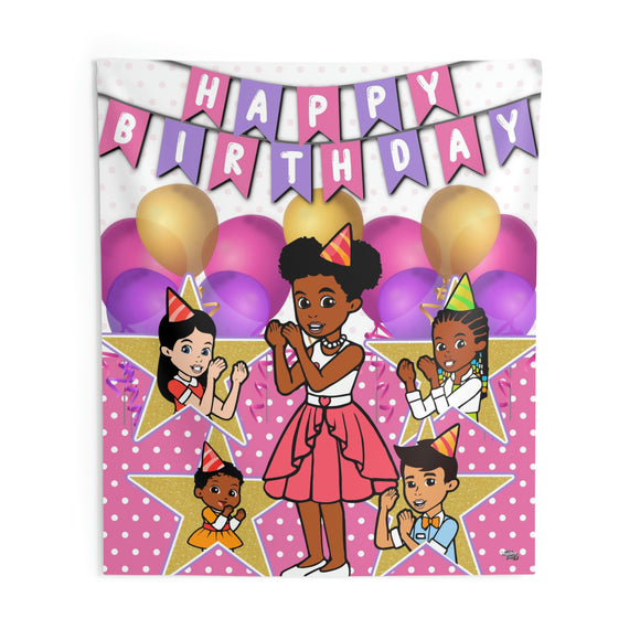 Gracies Corner Backdrop | Gracies Corner Banner | Gracies Corner Party Decorations | Gracies Corner Birthday Pink Purple Gold Glitter