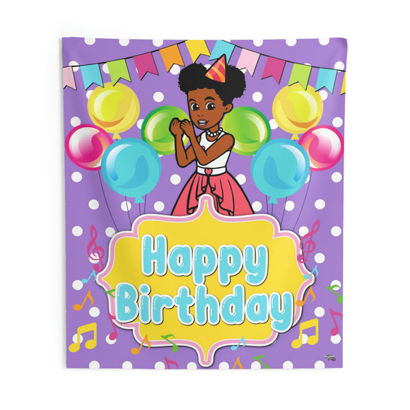 Gracies Corner Backdrop | Gracies Corner Banner | Gracies Corner Party Decorations | Gracies Corner Birthday Purple Polka Dot